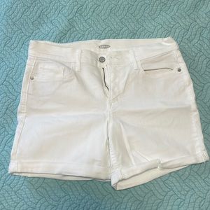 Old Navy White Jean Shorts
